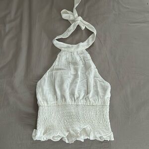 Abercrombie & Fitch ruffle halter top